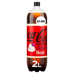 Coca-Cola Zero Sugar Cherry Float PM £1.99 2L Bottle