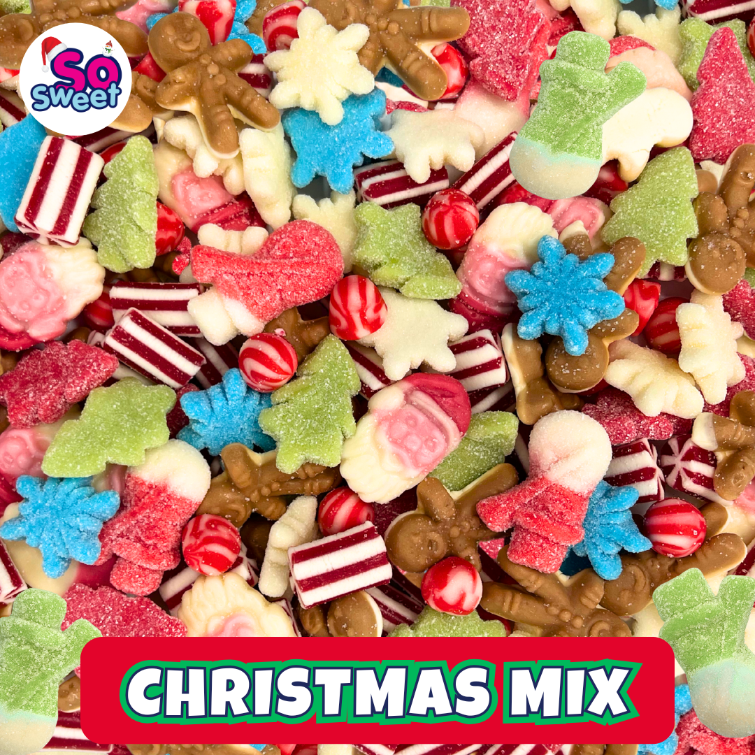 SoSweet Christmas Sweet Mix Bag 1kg (Case of 12)