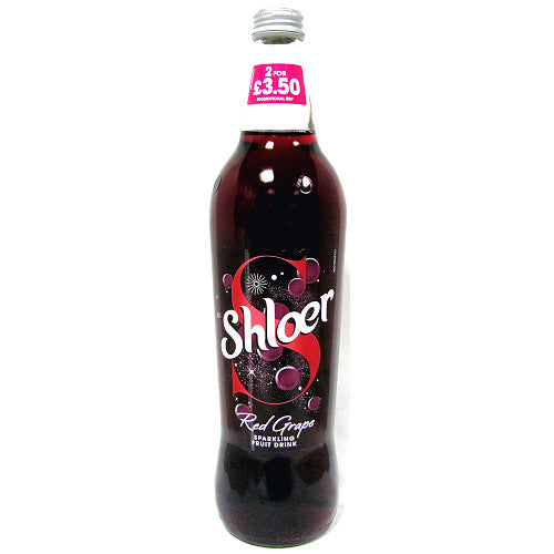 Shloer Red Grape Sparkling Fruit Drink 750ml