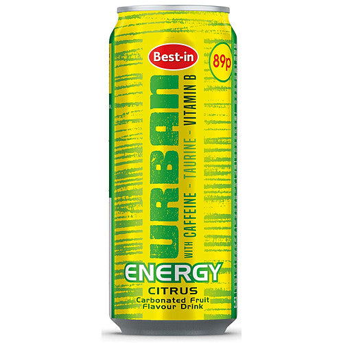Bestin Urban Energy Citrus Drink 12 x 500ml
