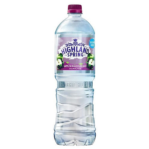 Highland Spring Apple & Blackcurrant Flavoured Water Drink 1.25L
