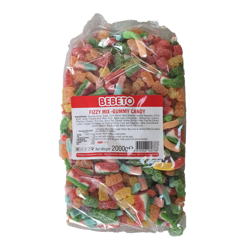 Bebeto Fizzy Mix Bag 2kg