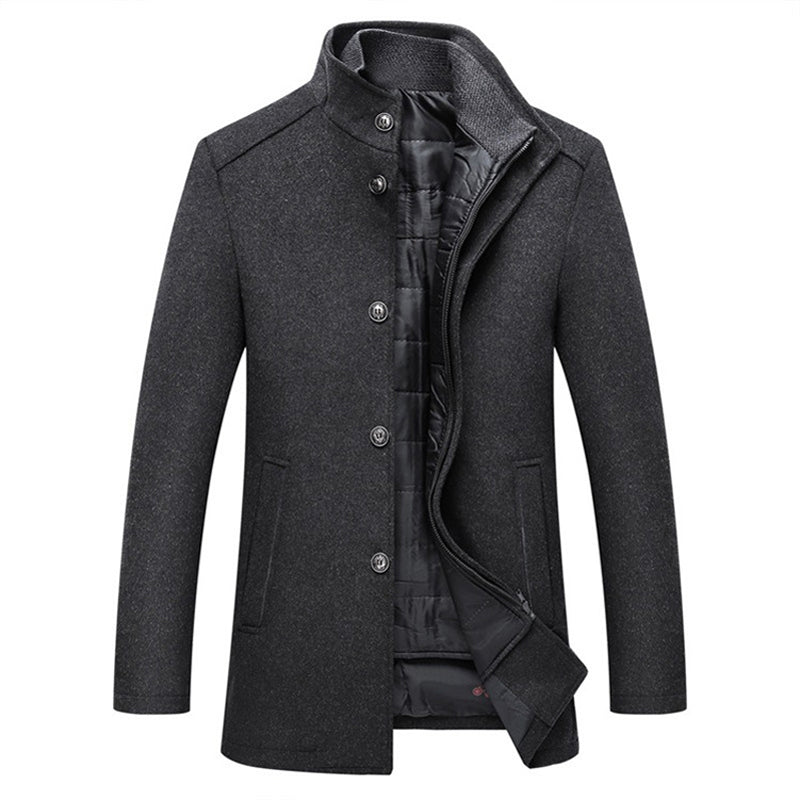 Avarati Men’s Long Sleeve Overcoat
