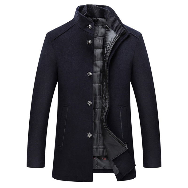 Avarati Men’s Long Sleeve Overcoat