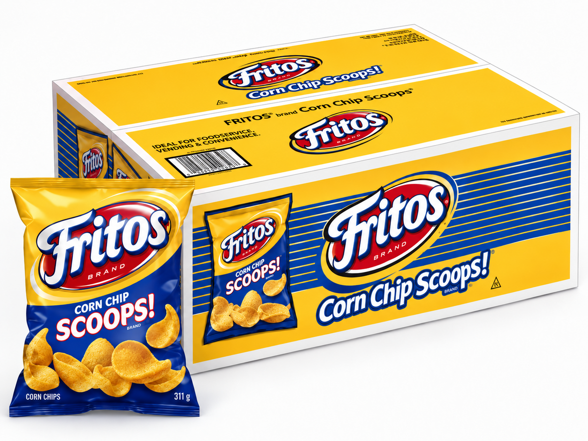 Fritos Corn Chip Scoops — Case of 70 × 311g