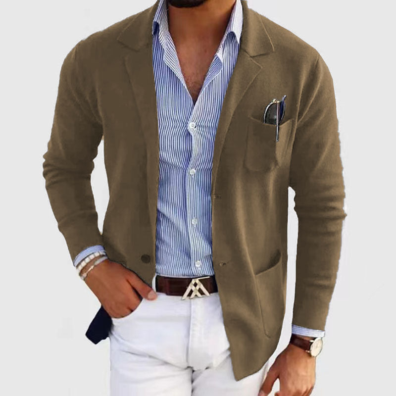 Avarati Men’s Classic Blazer – Lightweight Tailored Fit Jacket for Business Casual & Events