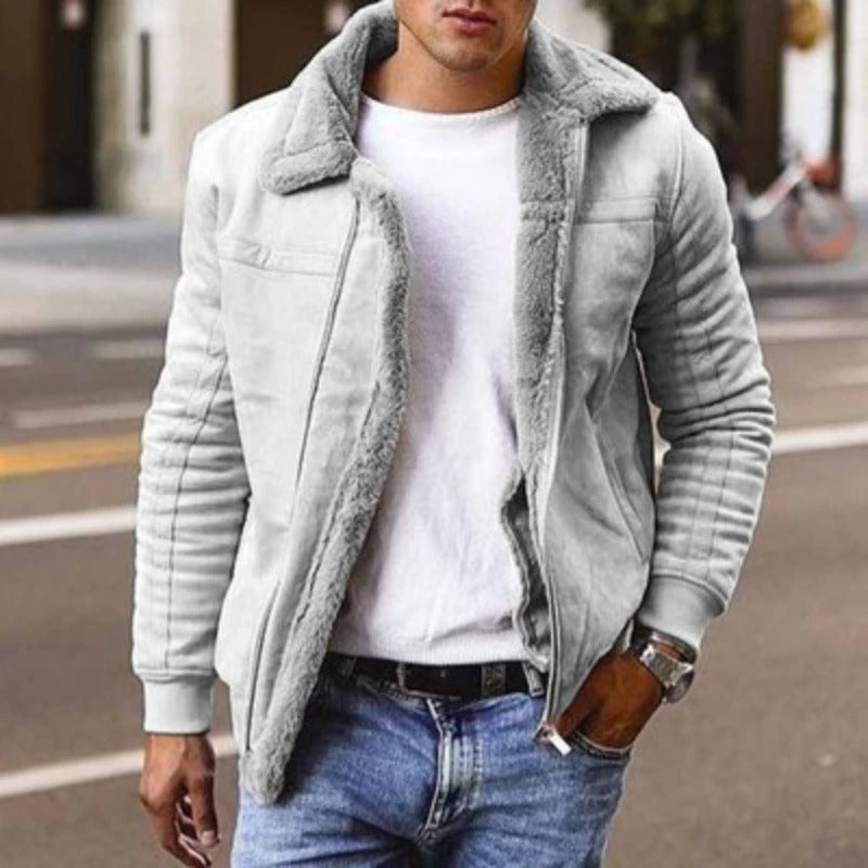 Avarati Men’s Shearling Lined Winter Jacket