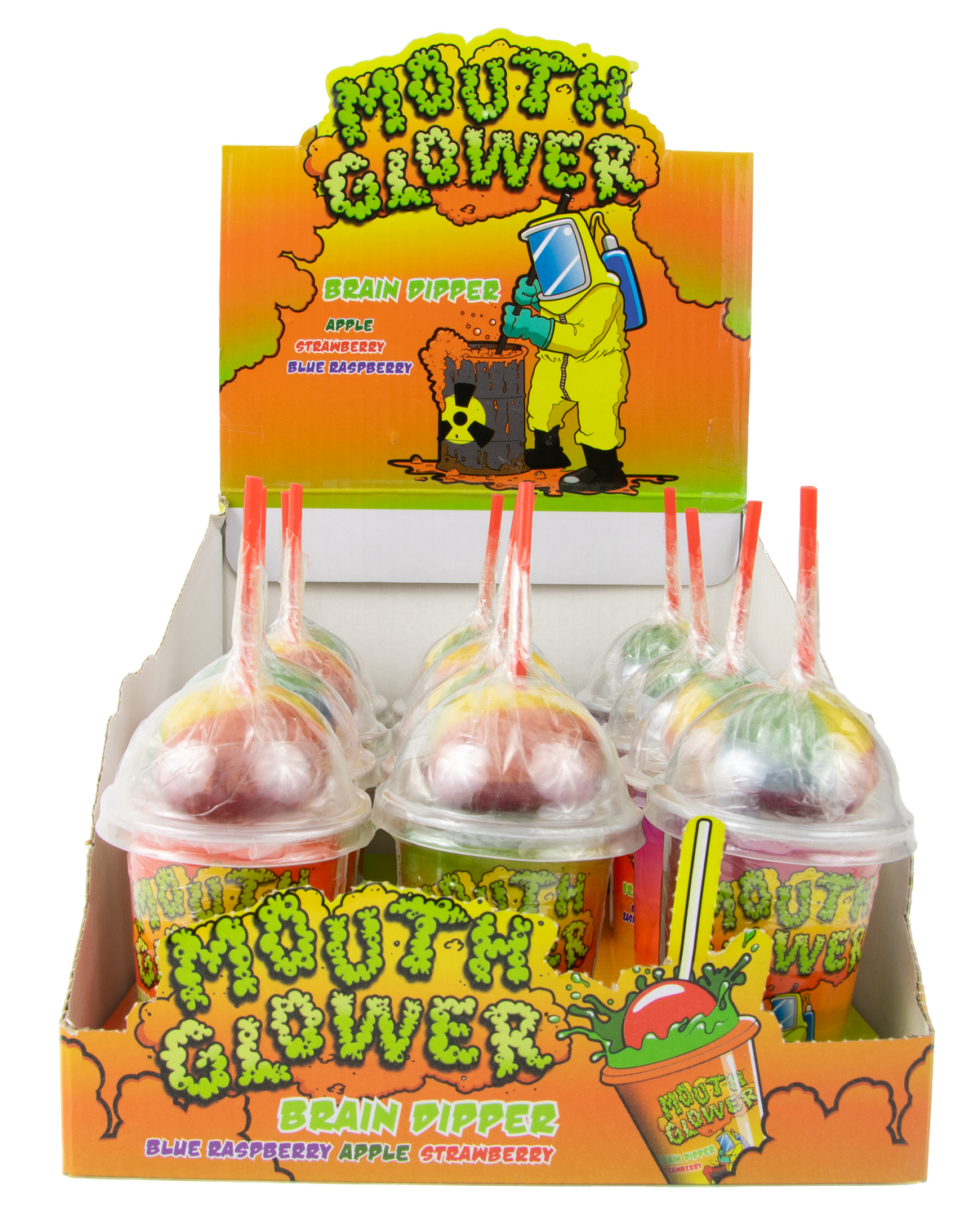 Mouth Glower Sour Brain Dipper 60g (Case of 12)