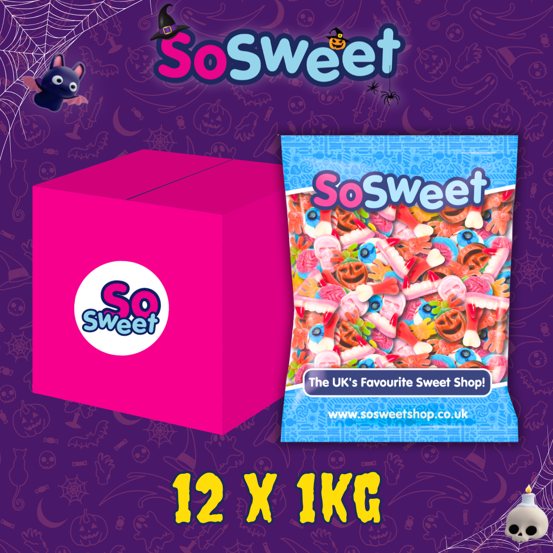 SoSweet Spooky Halloween Sweet Mix Bag 1kg (Case of 12)