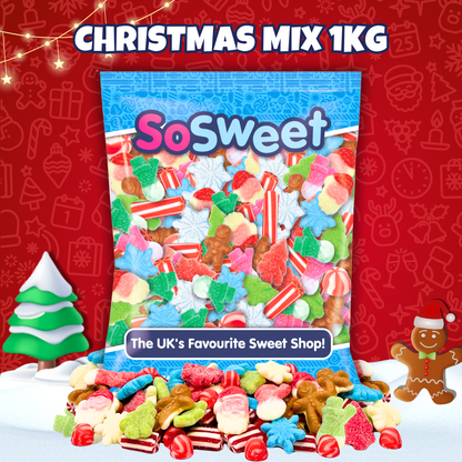 SoSweet Christmas Sweet Mix Bag 1kg