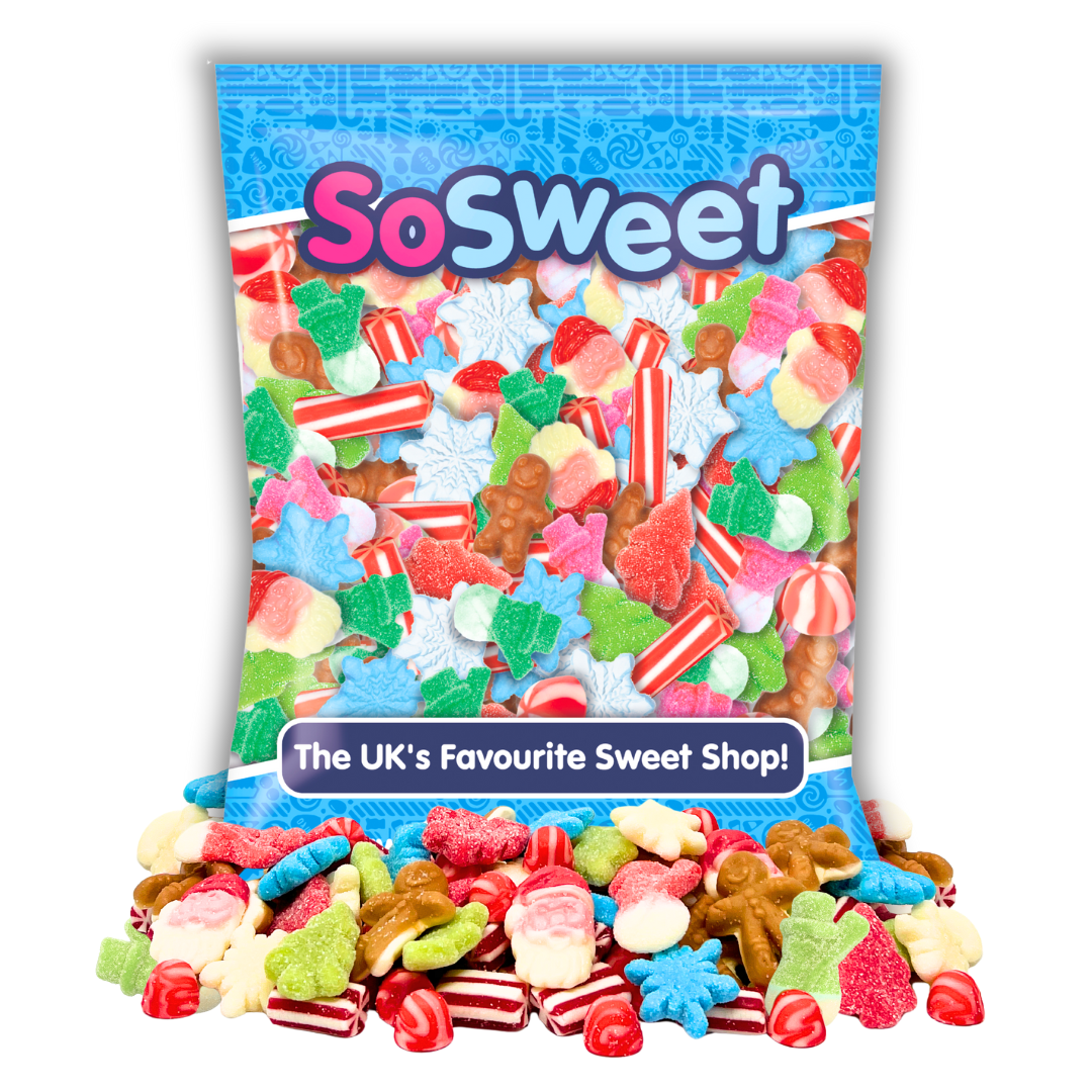 SoSweet Christmas Sweet Mix Bag 1kg (Case of 12)