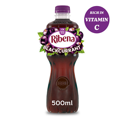 Ribena Blackcurrant Soft Drink 500ml