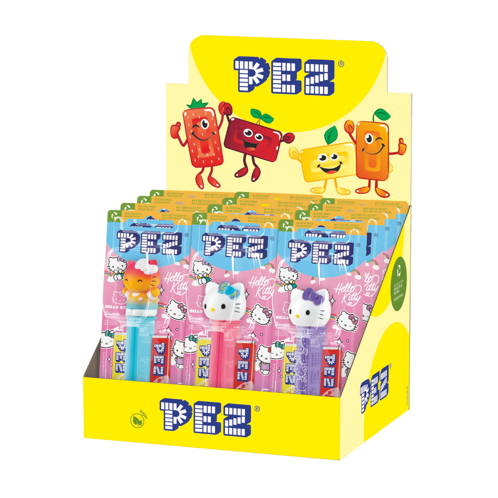 Pez Hello Kitty 1+2 Impulse Pack 17g (Case of 12)