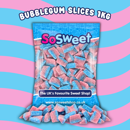 SoSweet Bubblegum Slices 1kg