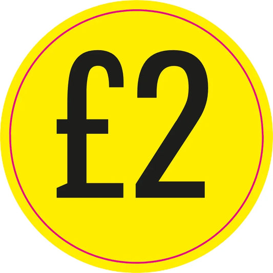 Price Stickers £2 (Sheet of 60)