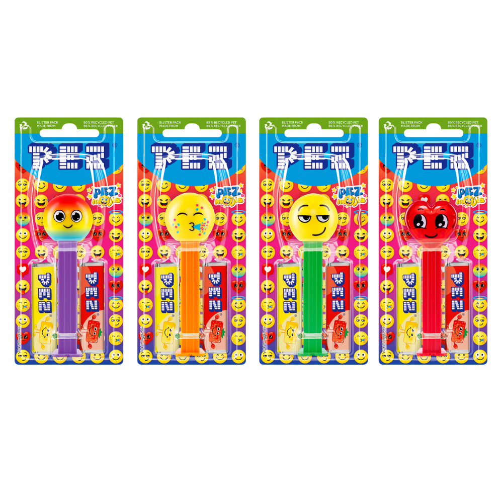 Pez Emojis 1+2 Impulse Pack 17g (Case of 12)