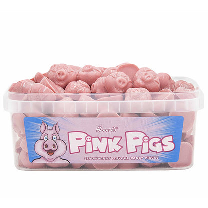Hannahs Pink Pigs Tub 600g