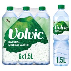 Volvic Natural Mineral Water 6 x 1.5 Litre