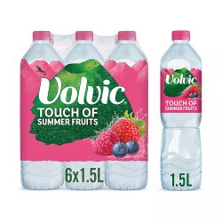 Volvic Touch of Fruit Summer Fruits Soft Drink 6 x 1.5L