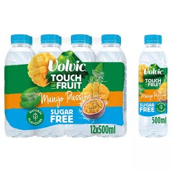 Volvic Touch of Fruit Mango & Passion Fruit Soft Drink 500ml
