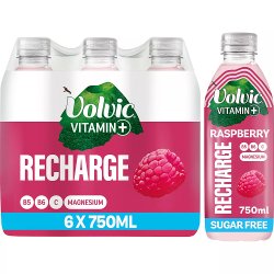 Volvic Vitamin+ Recharge Raspberry Flavoured Water Drink 750ml
