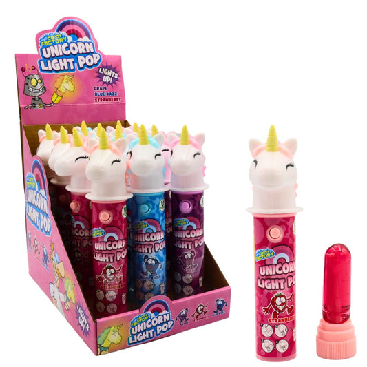 Crazy Candy Factory Unicorn Light Pop 11g (Box of 12)