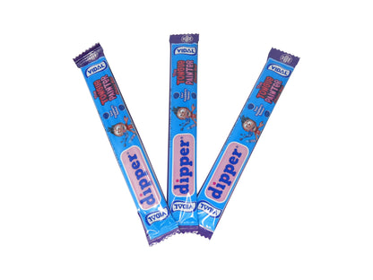 Vidal Dipper Blue Raspberry Tongue Painter Chew Bar 10.5g (Case of 100)