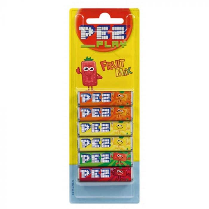 Pez Refill Fruit Mix (6 Pack) Case of 18
