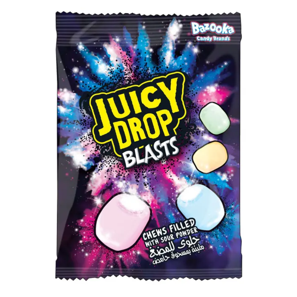 Bazooka Juicy Drop Blasts 45g (Case of 24)