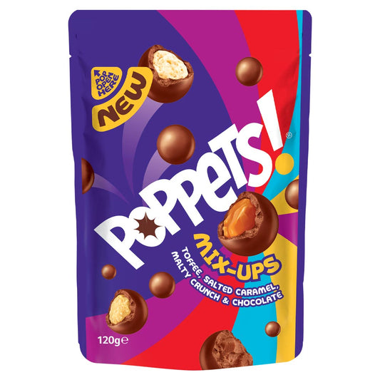 Poppets Mix-Ups Pouch 120g (Case of 9)