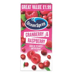 Ocean Spray Cranberry & Raspberry Juice 1 Litre