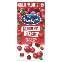 Ocean Spray Cranberry Classic Juice 1 Litre