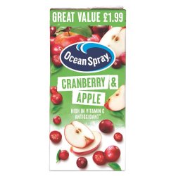 Ocean Spray Cranberry & Apple Juice 1 Litre
