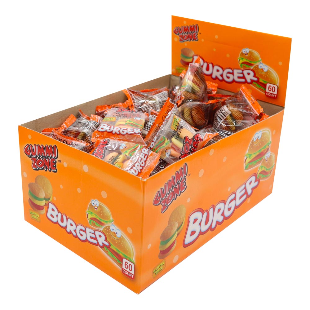 Gummi Zone Mini Gummy Burger 7g (Case of 60)