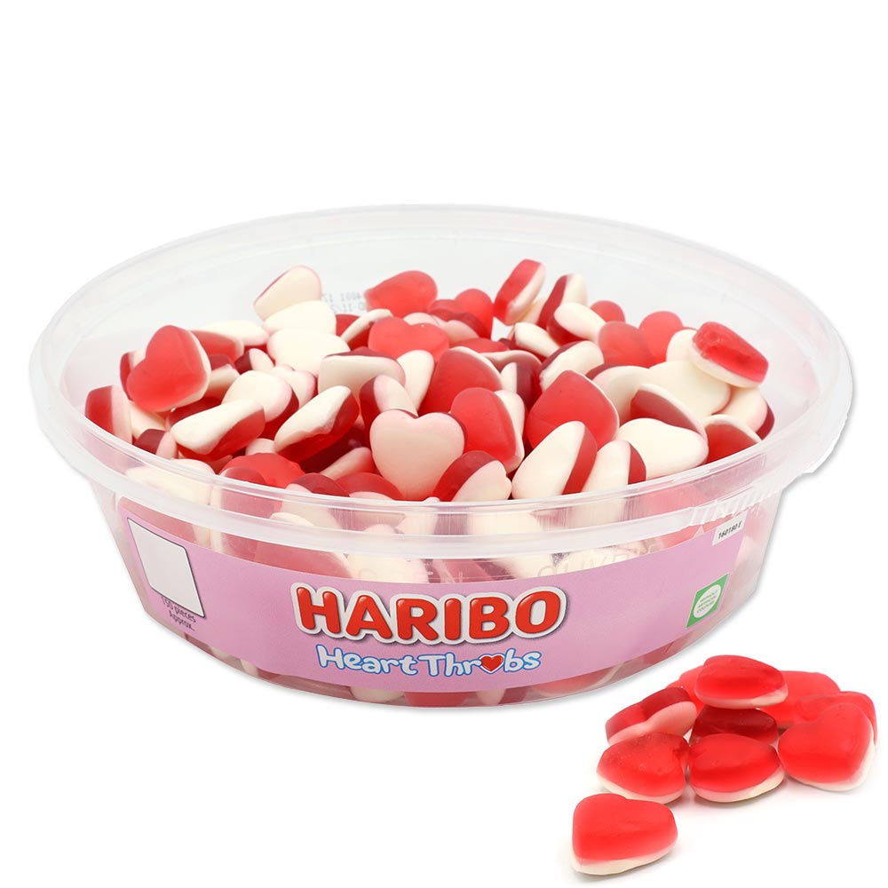 Haribo Heart Throbs Tub 725g