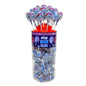 Vidal Mega Zoom Blue Raspberry Lollipops Tub (50pcs)