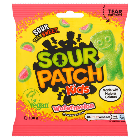 Sour Patch Kids Watermelon Bag 130g (Case of 10)
