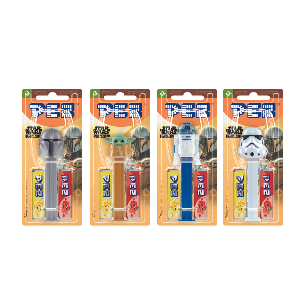 Pez Star Wars Mandalorian 1+2 Impulse Pack 17g (Case of 12)