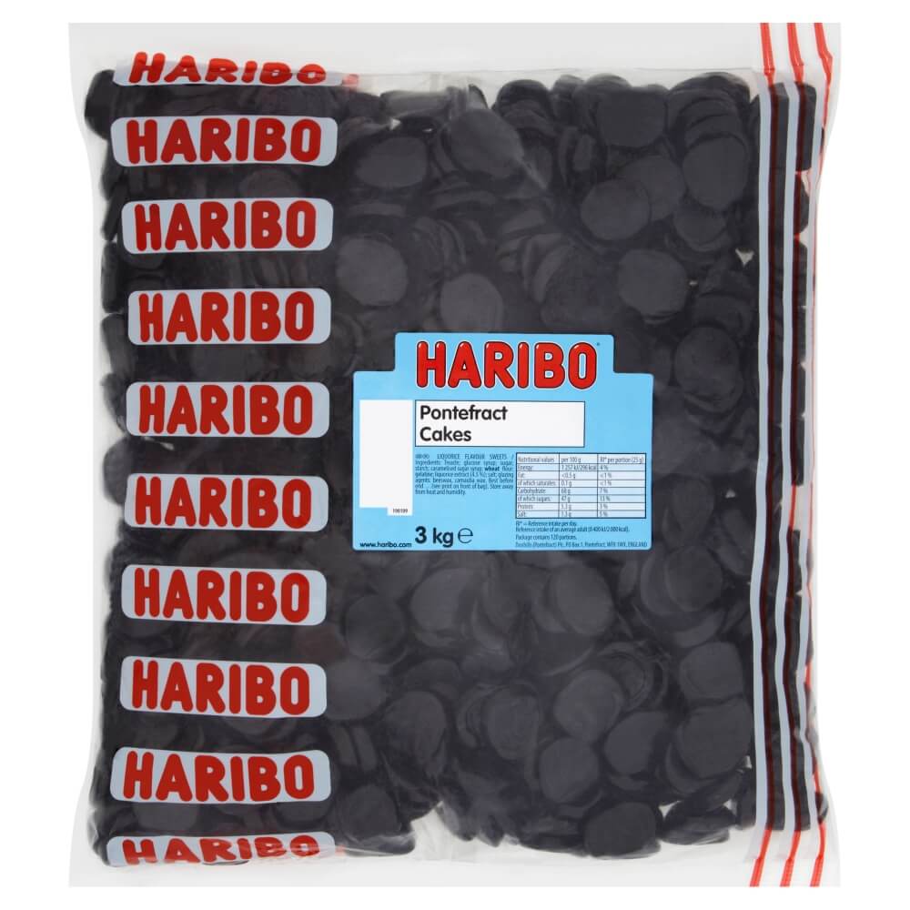 Haribo Pontefract Cakes Bag 3kg
