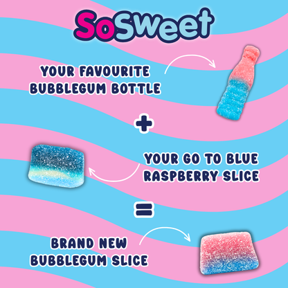 SoSweet Bubblegum Slices 1kg