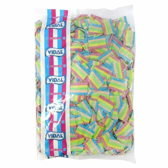 Vidal Fizzy Rainbow Bites Bag 2kg