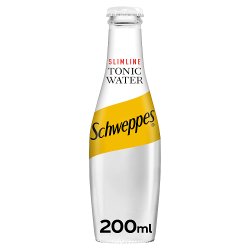 Schweppes Slimline Tonic Water Soft Drink 200ml