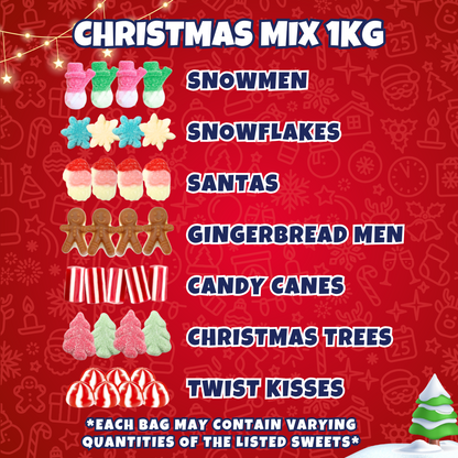 SoSweet Christmas Sweet Mix Bag 1kg