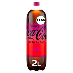 Coca-Cola Zero Sugar Cherry PM £1.99 2L Bottle