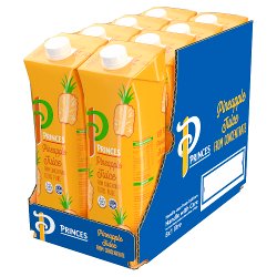 Princes Pineapple Juice From Concentrate 8 x 1 Litre