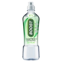 Boost Water+ Electrolytes Citrus Hydration Drink 500ml PM £1