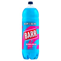 BARR Bubblegum Soft Drink Bottle 2L PM £1.39 2/2.50