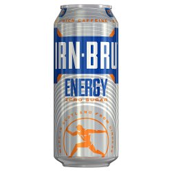 IRN-BRU Zero Sugar Energy Drink Can 500ml PM £1