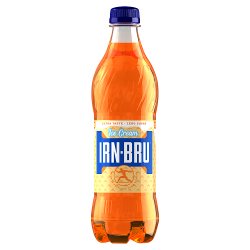 IRN-BRU ZERO Sugar Ice Cream Soft Drink Bottle 500ml PM £1.29