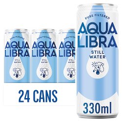 Aqua Libra Pure Filtered Still Water 330ml